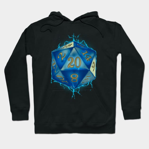 Magic Dice Sapphire Hoodie by Getsousa